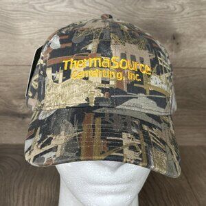 Thermasource Cementing Inc Ball Cap Camo Baseball Hook N Loop Adjustable W/Tags